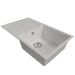 Мойка MIXLINE ML-GM20 с крылом  ультра-белая  (341) 830*480*190мм NEW (552005)