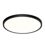 7660/40L MITRA LED SN 554 Светильник пластик/белый/черный LED 40Вт 3000/4000K D495 IP40 ALFA BLACK