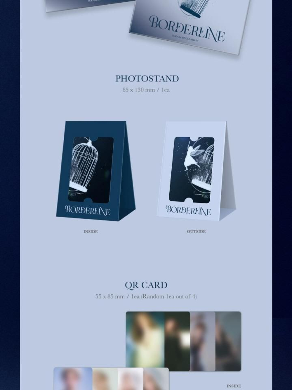 Альбом YOOA - BORDERLINE 1st Single Album POCAALBUM 2 Version SET