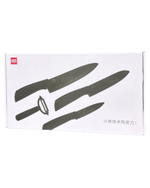 Набор керамических ножей Xiaomi Huo Hou Nano (4 предмета) HU0010 чёрный