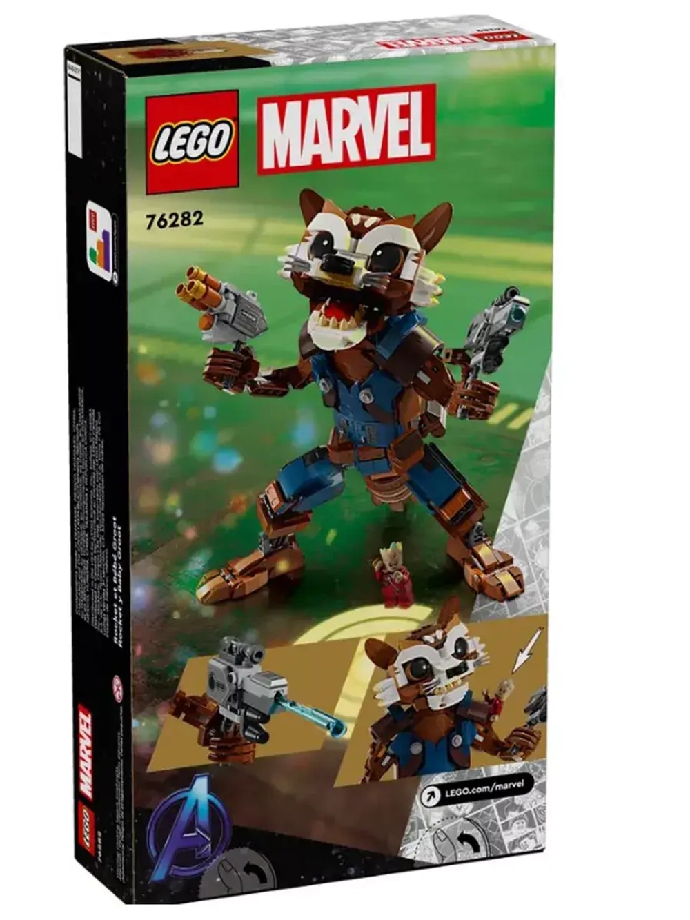 Конструктор Лего Марвел 76282 Ракета и малыш Грут Marvel