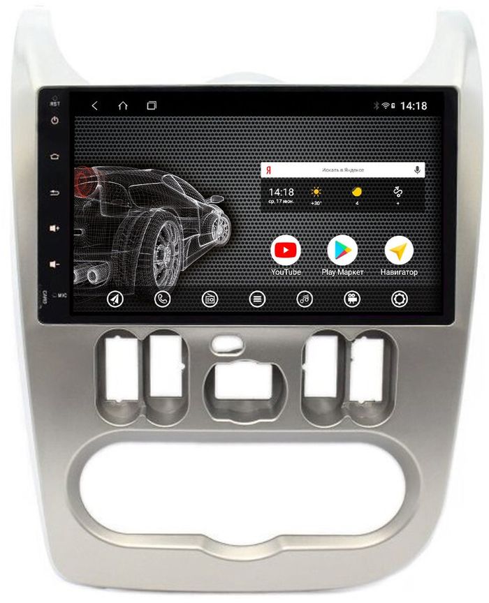 Магнитола для Renault Logan/Sandero 2009-2014 - AK374R9-MTK Android 10