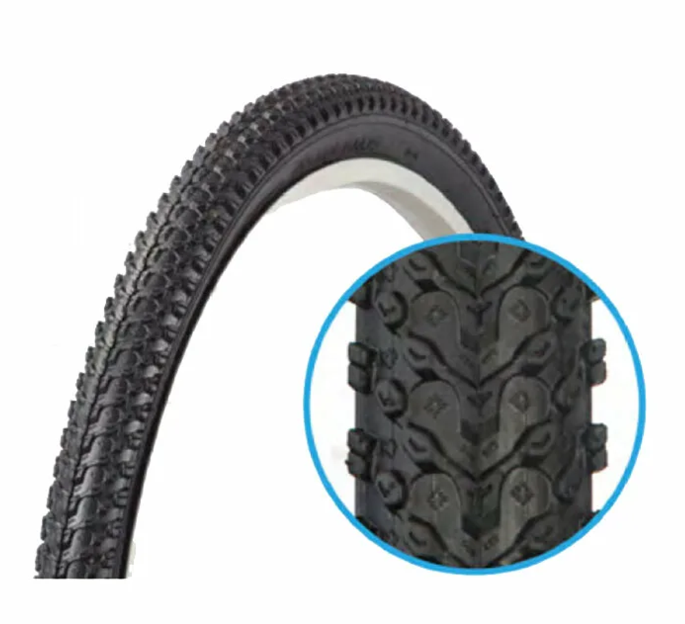 Покрышка TRIX 24"х 2.125 (57-507) TXBM-036, горная низкая, черная