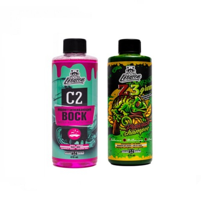 Набор для мойки с воском Z3 Green+Воск C2