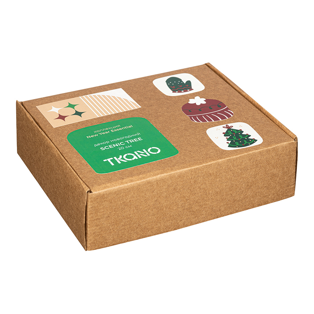 Декор новогодний 20см Tkano Scenic tree New Year Essential