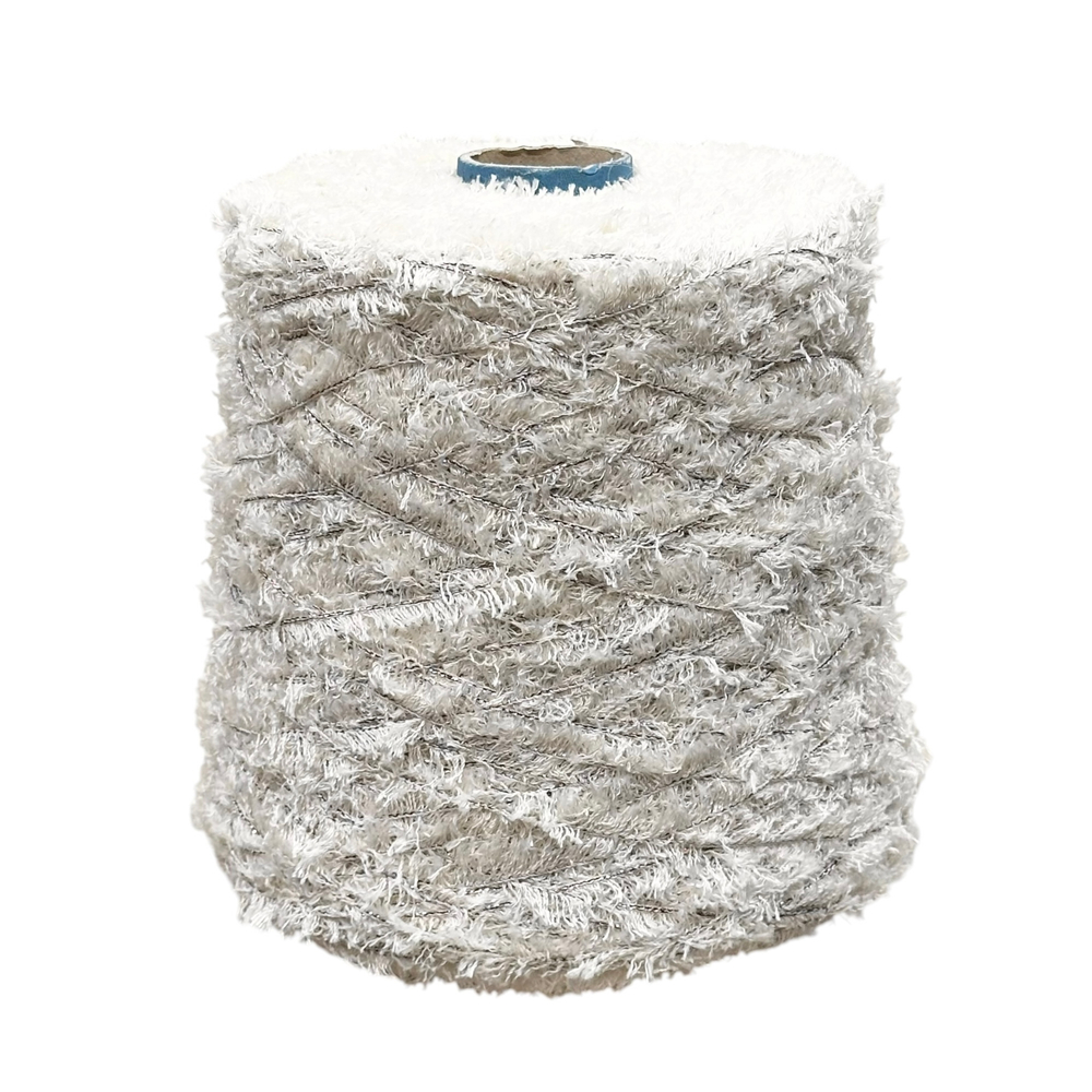 Fur Silk, Hasegawa, 35% шелк 35% лен 15% вискоза 15% люрекс, 280 м./100 гр.