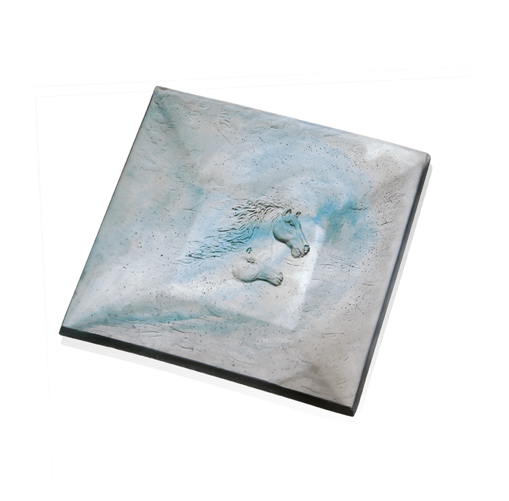Стакан для ручек Cavalcade Grey Blue, 17.5 см