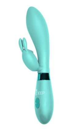 Indeep Yonce Turquoise - Вибратор-кролик, голубой