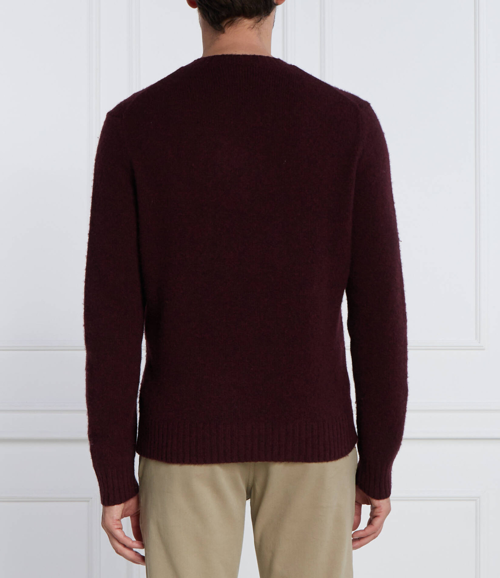 Хлопковый свитер POLO RALPH LAUREN - бордовый(710918804)