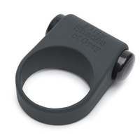 Черное эрекционное кольцо 3,8см Fifty Shades of Grey Feel It Baby Vibrating Cock Ring