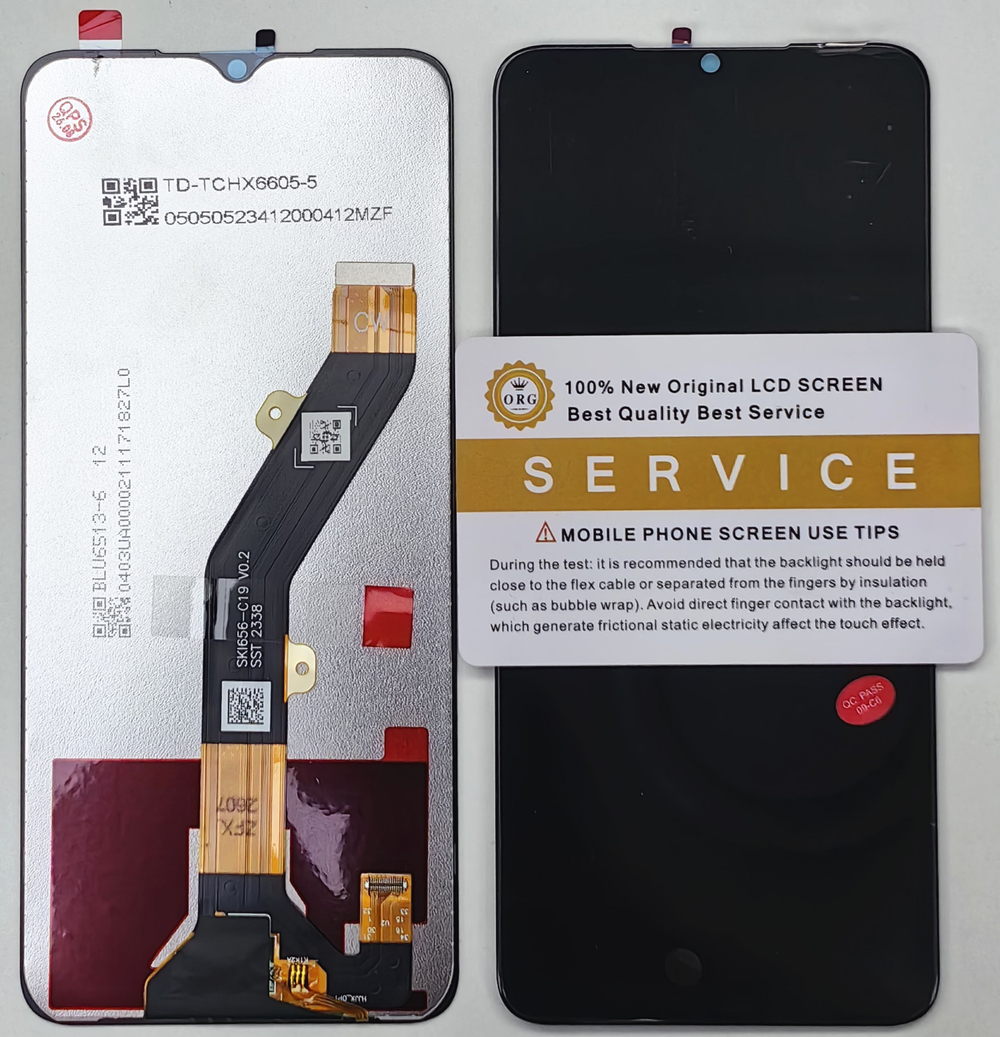 Дисплей Tecno/Infinix X6515 Smart 7/HD/Plus/Hot 30i/Pop 7/Spark 10/10C/Go 2023; Ярк.400+; QPS (ORG)
