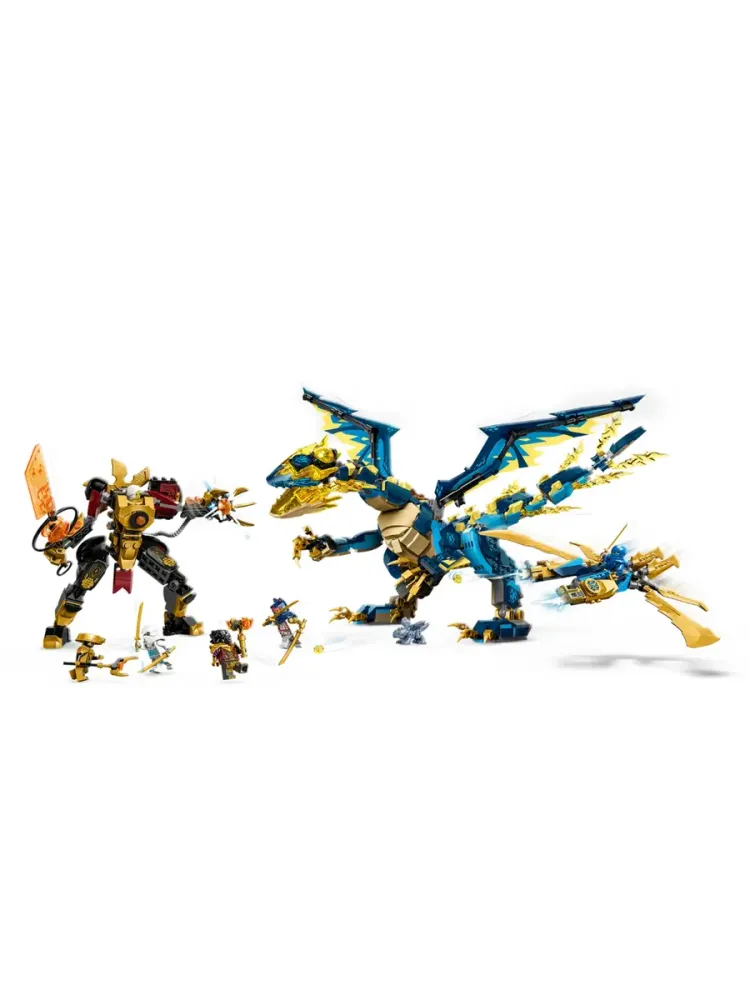 Конструктор NINJAGO 71796 Дракон против Робота-императрицы