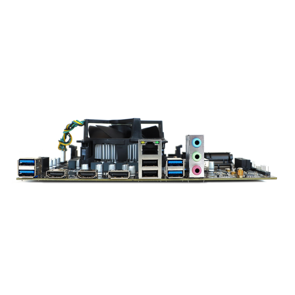 Материнская плата с процессором BaseTech H610M, Socket1700, i3-12100, mATX, Retail, Socket1700, Intel UHD Graphics 730, 2xDDR4, PCIe3.0, 2xM.2, GLAN, M.2 WiFi, 4xUSB2, 6xUSB3, 2xHDMI, DP, кулер CPU (BT-H610M-12100)