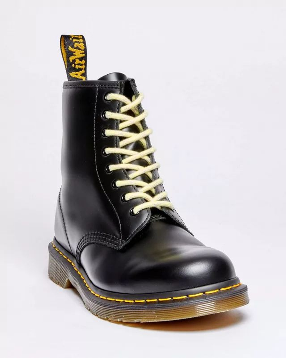 Шнурки DR. MARTENS лимонно-желтый меланж круглые 140 см на 8-10 петель (Из Финляндии)