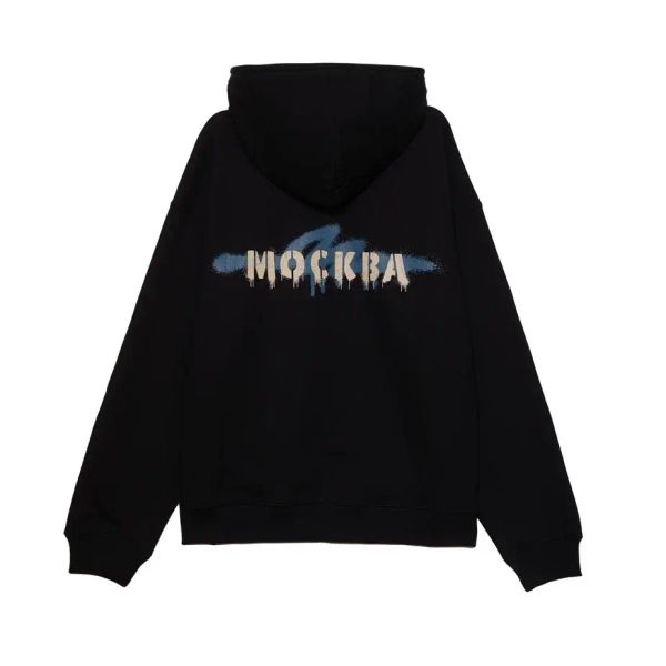 Худи Москва черное - фото 2