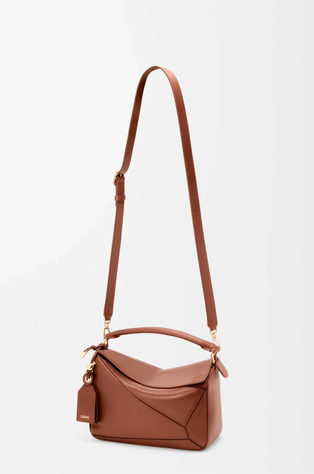 Loewe Маленькая сумка натуральной кожи, коричневый