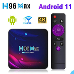 ТВ-приставка Ultra HD H96 Max V11, Android 11, 4 ядра, 4 + 32 ГБ