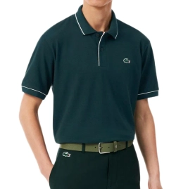 Теннисное поло Lacoste Heat Regulating Mini Piqu_ Golf - sinople green