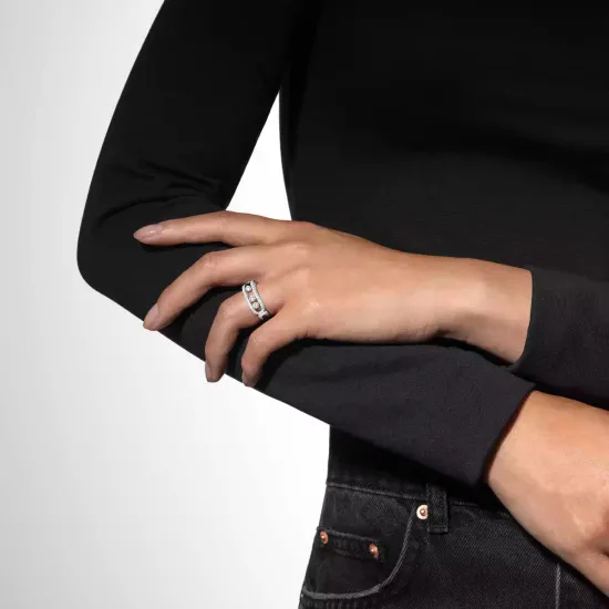 Классическое кольцо Messika Move Classique pave ring