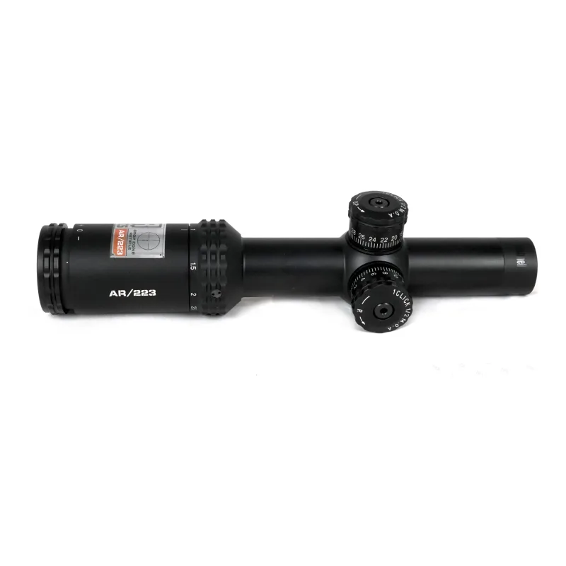 Оптический прицел Bushnell AR OPTICS 1-4x24 (AR91424) - вид сверху, турели поправок и маркировка