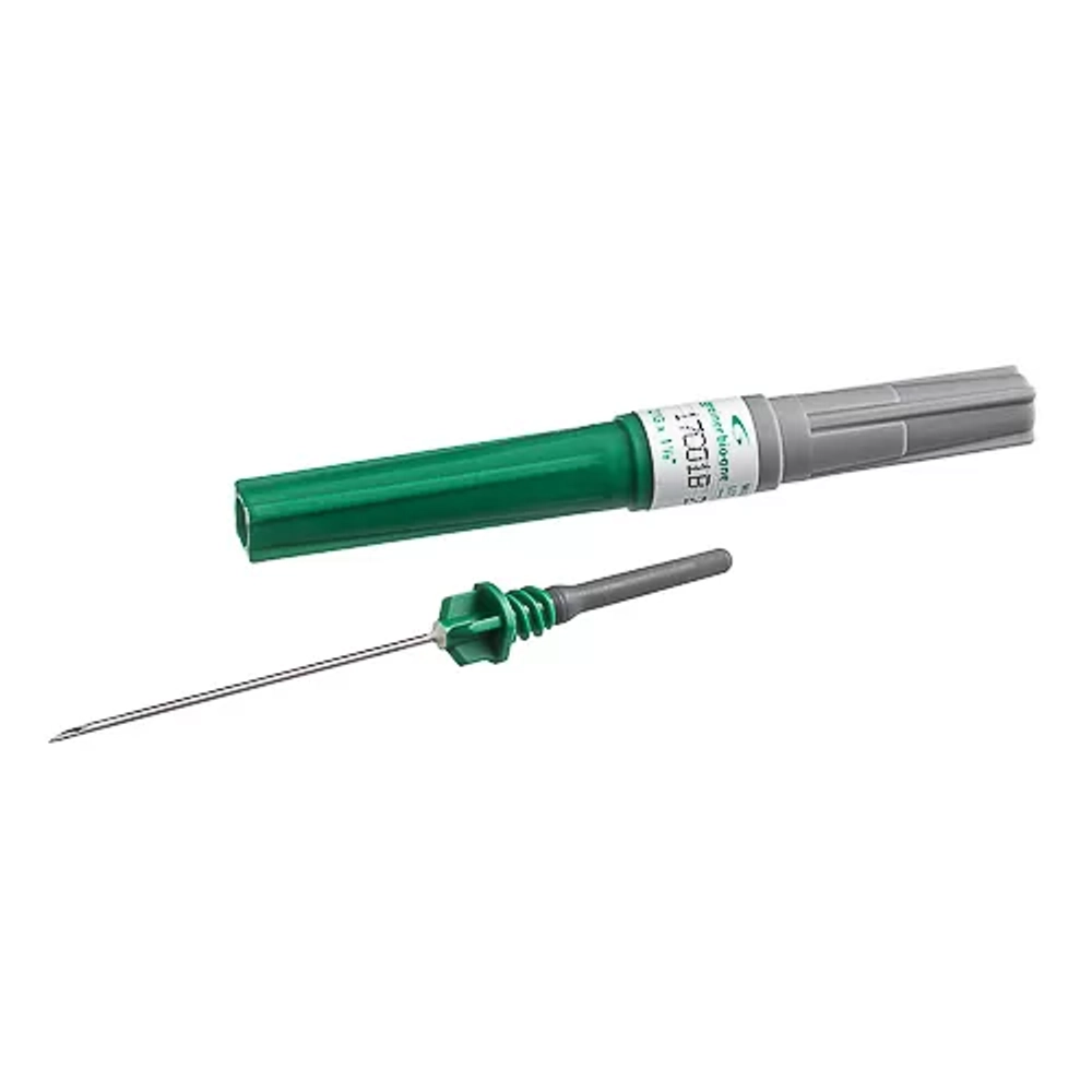 Игла Vacuette 0,8х38 мм 21G двусторонняя к вакуумной системе 450076 зеленая 100 шт