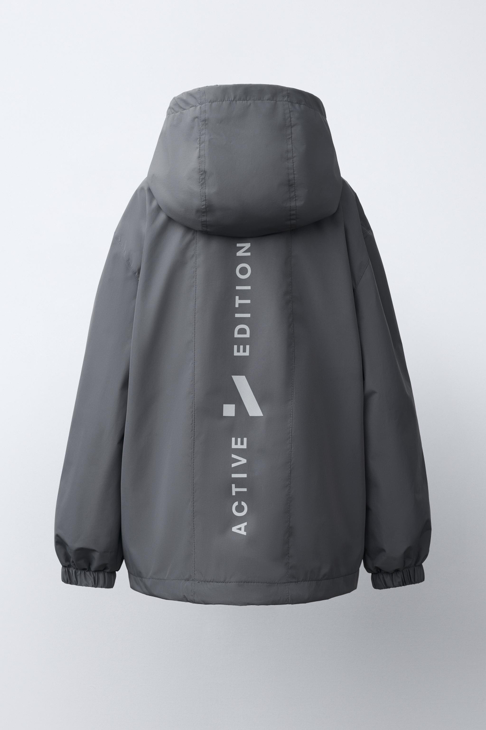 ZARA ЛЕГКАЯ КУРТКА WATER REPELLENT, АНТРАЦИТОВО-СЕРЫЙ