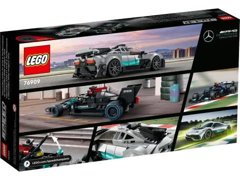 Конструктор LEGO Speed Champions 76909 Mercedes-AMG F1 W12 E Performance и Mercedes-AMG Project One
