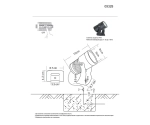 Грунтовый светильник Ласси серый d6 Led 8W (3000K) COB