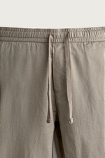 БРЮКИ RELAXED FIT ИЗ ХЛОПКА И ЛЬНА — ZARA · 4470/460