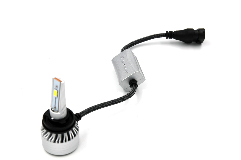 Светодиодные лампы H8/H9/H11/H16 Aozoom ALH-08 в штатную линзу с вент-ром, 12V, 35W, 6000K (комплект, 2шт)
