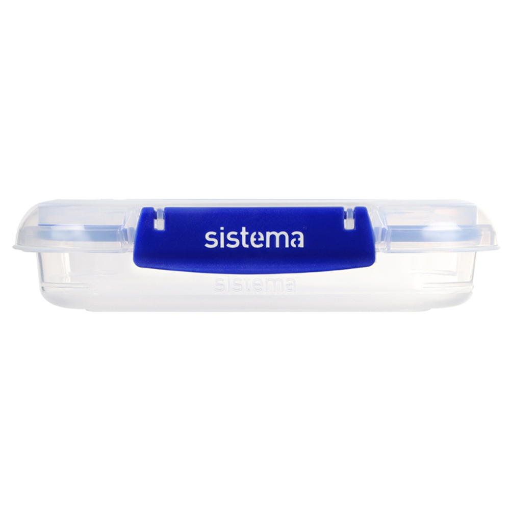Контейнер низкий 450мл Sistema Klip It+ синий