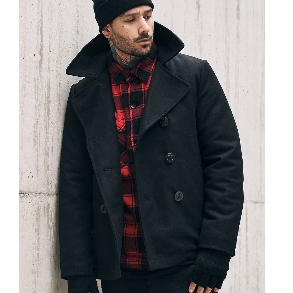 Brandit Pea Coat black