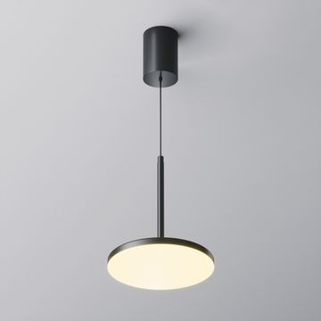 Подвесной светильник 12W 4000К P076PL-L12W4K-B чёрный Plato Maytoni