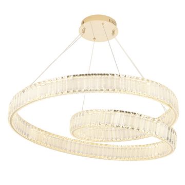 Хрустальная светодиодная люстра 120W 3000К Musika SP120W Led Gold золото Crystal Lux