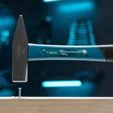 Молоток слесарный, 500 г, квадратный боек, фибергласовая обрезиненная рукоятка Gross — фото 5