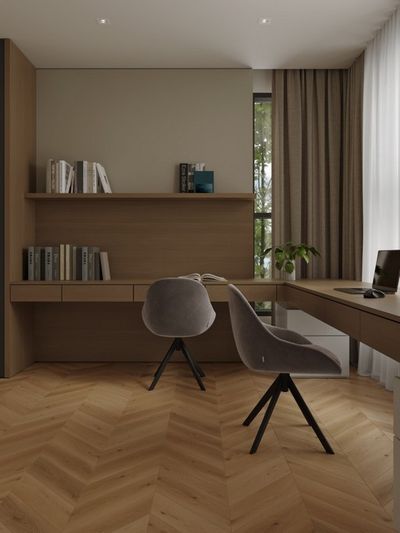 Инженерный ламинат Signature - Обсидиан Шеврон Дуб Сатин Royal Satin (LF703-22)
