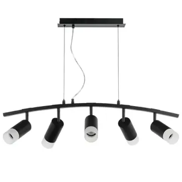 Подвесной светильник 5*GU10 LR7353751 чёрный Rullo Lightstar