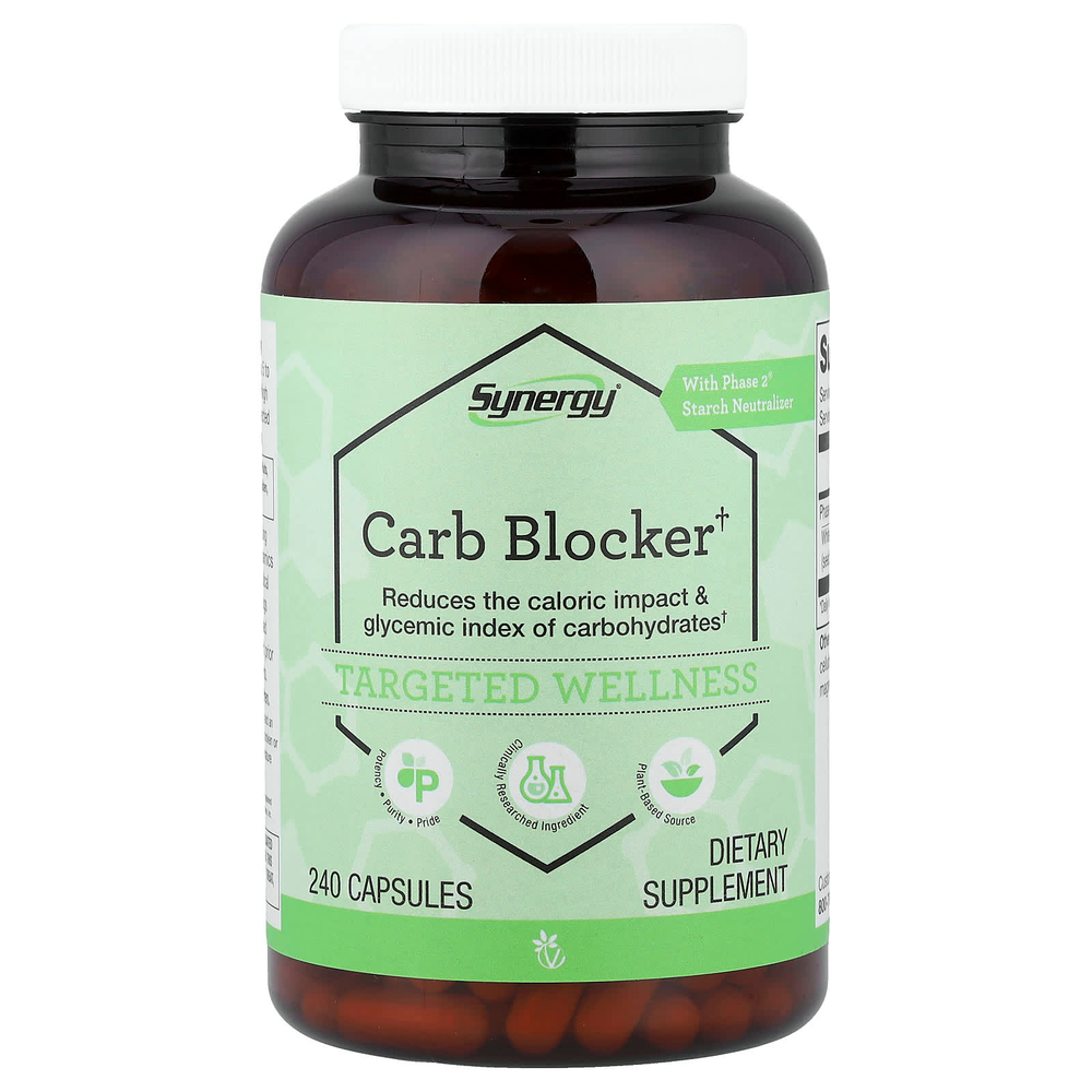 Vitacost, Synergy®, блокатор углеводов, 240 капсул
