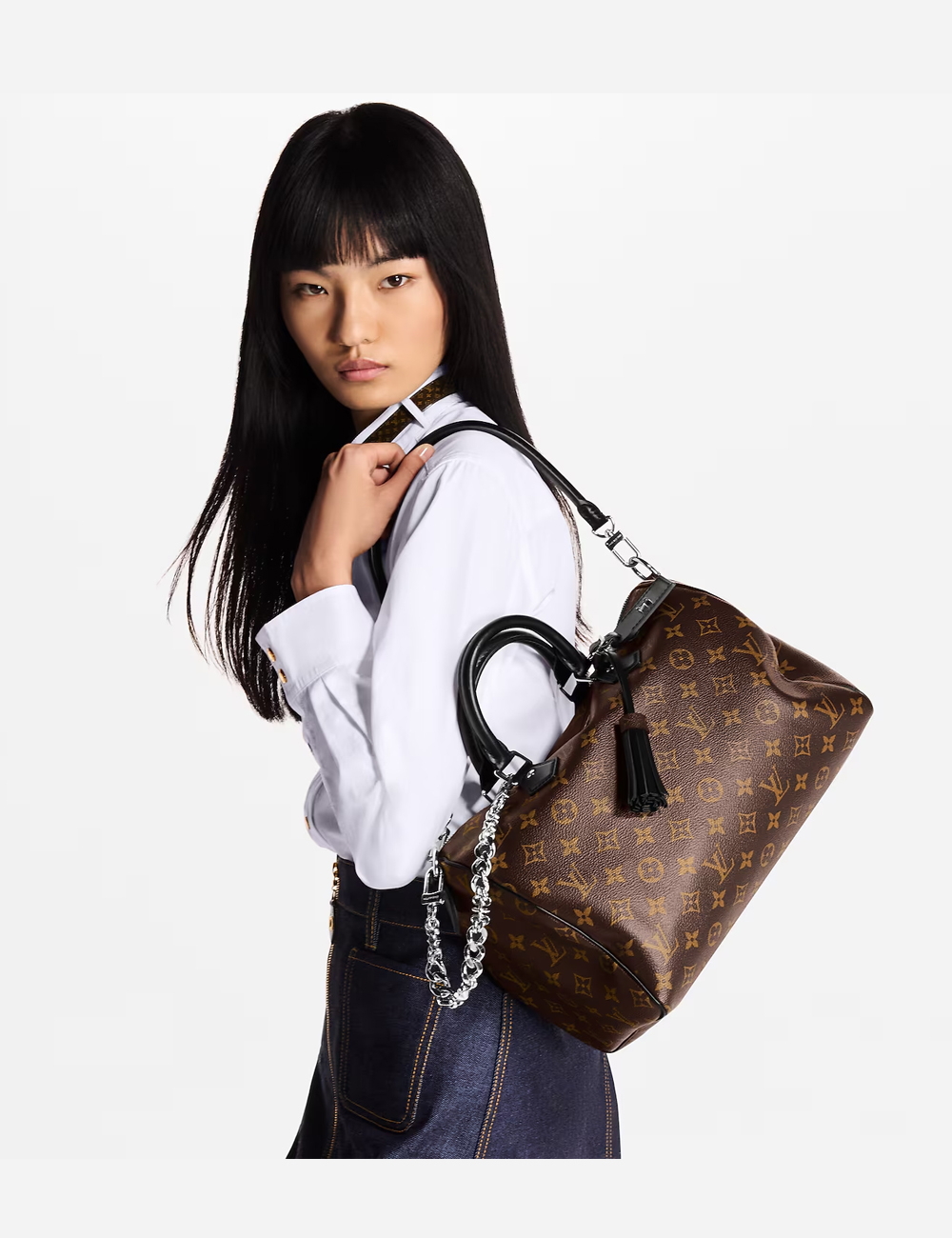 Сумка Louis Vuitton Speedy Soft 30 Dark "Monogram Black"