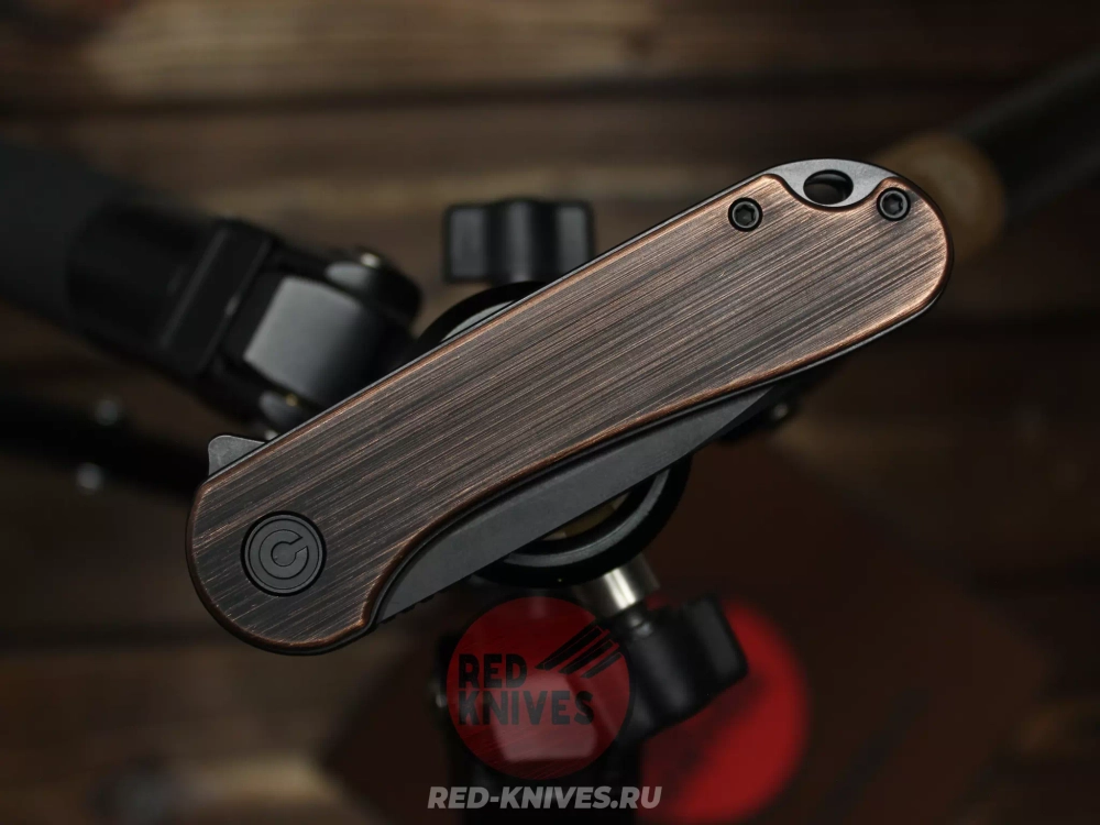 Складной нож Civivi Elementum C907T-B сталь D2, рукоять Медь