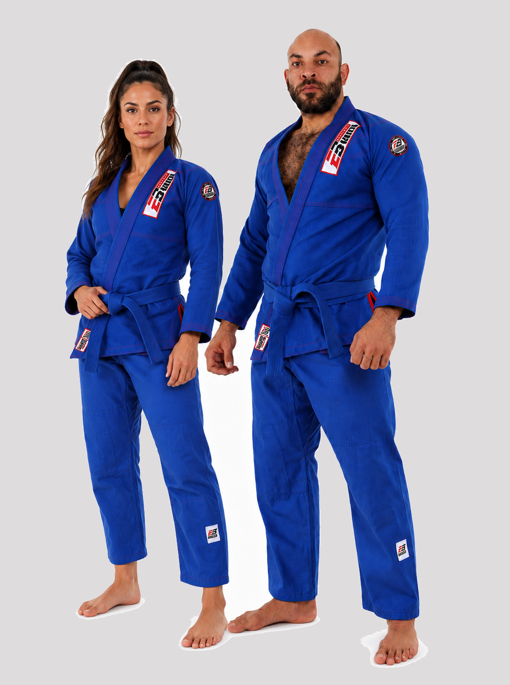 Кимоно BJJ бразильское джиу-джитсу ESKHATA  синий