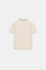Шерстяной пиджак с камушками на воротнике - ZARA