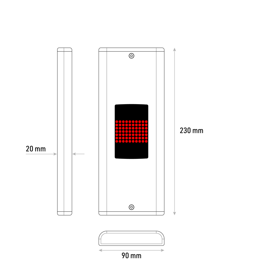 Пост индикации MONO MN3010 GENEMEK.