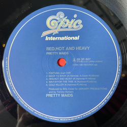 Винтажная виниловая пластинка LP Pretty Maids Red, Hot And Heavy (Japan 1985) (No Obi)