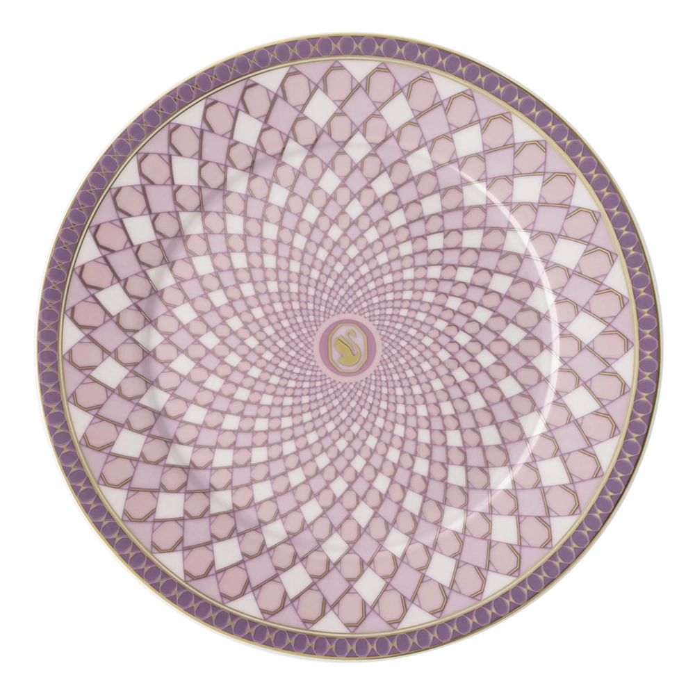 Набор из 2-х тарелок Rosenthal Swarovski "Signum Pink" 18см