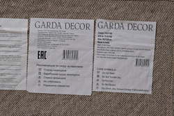 Ковер 160x230см Garda Decor Montez серый