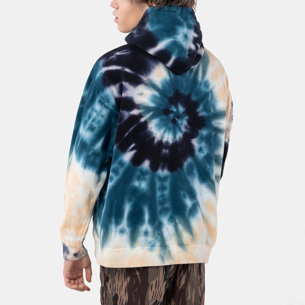 Толстовка Ripndip Big Smile Hoodie (Navy/Peach Spiral Tie Dye)