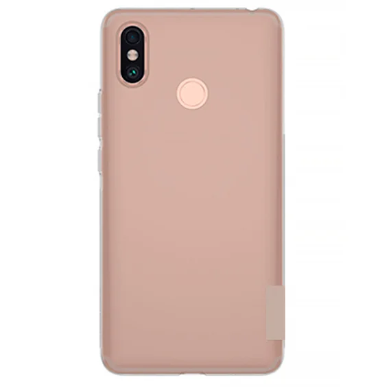 Силиконовый чехол Nillkin для Xiaomi Mi Max 3 (Бежевый)