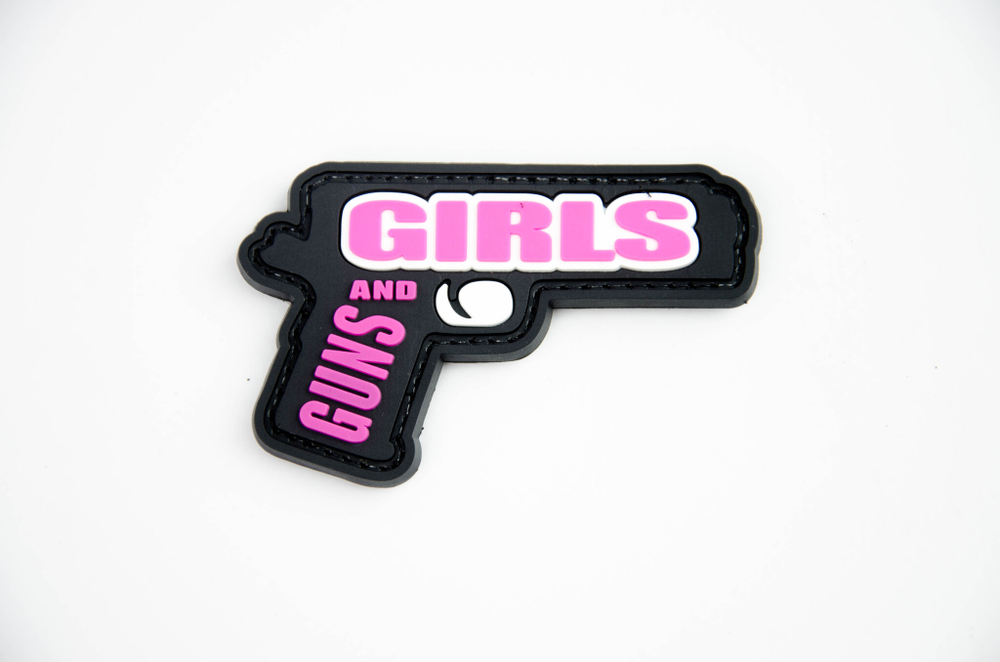 Шеврон Guns & Girls ПВХ