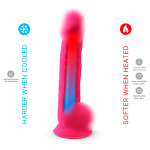 Ярко-розовый фаллоимитатор-гигант 38см SilexD Premium Silicone Dildo 15" Model 1